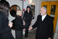 Odprtja razstave se je udeležil tudi župan Marjan Poljšak 