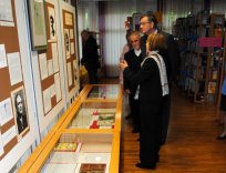 V Lavričevi knjižnici, na ogledu razstave ob 120-letnici rojstva Danila Lokarja 
