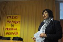 Predsednica Medobčinskega društva prijateljev mladine Ajdovščina Kristina Valič 
