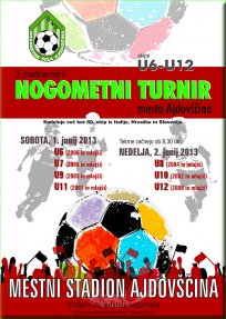 2. mednarodni nogometni turnir mesta Ajdovščine, junij 2013