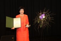 Veronika Kodrič, prejemnica Spominskega priznanja Občine Ajdovščina 2015; foto Roman Žonta 