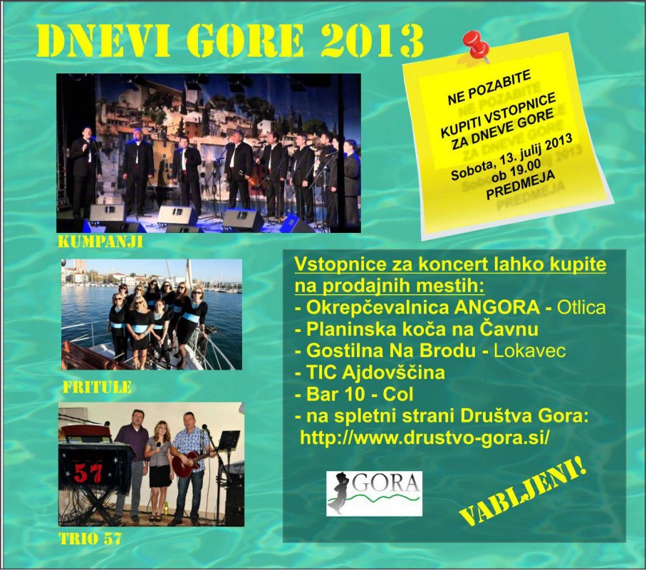 Dnevi Gore 2013