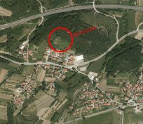 Lokacija parcel v Dobravljah