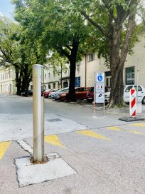 Dostop do mestnega središča z Gregorčičeve ulice pri 'stari občini'
