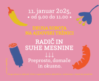 Dan radiča in suhih mesnin - 11. januarja na Ajdovski tržnici