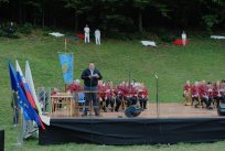 Matjaž Bajc, predstanik Krajevne skupnosti Col in organizacijskega odbora za pripravo slovesnosti Matjaž Bajc, predstanik Krajevne skupnosti Col in organizacijskega odbora za pripravo slovesnosti