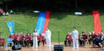 Kulturni del slovesnosti, katere rdeča nit je bila pesem Vstajenje Primorske, je skozi simbolne ponazoritve ter z besedili velikih slovenskih pesnikov in pisateljev, tudi Borisa Pahorja, pripovedoval zgodbo o nastanku pesmi in o pomenu spontane ljudske himne. Kulturni del slovesnosti, katere rdeča nit je bila pesem Vstajenje Primorske, je skozi simbolne ponazoritve ter z besedili velikih slovenskih pesnikov in pisateljev, tudi Borisa Pahorja, pripovedoval zgodbo o nastanku pesmi in o pomenu spontane ljudske himne.