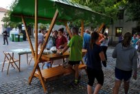 Četrtek, drugi dan Evropskega tedna mobilnosti 2015 na Lavričevem trgu v Ajdovščini. Četrtek, drugi dan Evropskega tedna mobilnosti 2015 na Lavričevem trgu v Ajdovščini.