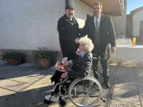 Jožica, škof Jurij Bizjak, župan Tadej Beočanin 