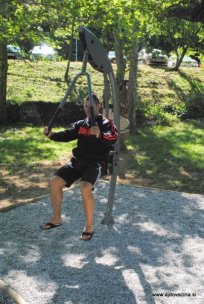Fitnes naprave v Športnem parku Pale