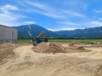 Gradbišče Gasilskega centra Ajdovščina 