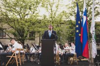 Uvodoma je zbrane nagovoril župan Tadej Beočanin. Foto Polona Ipavec