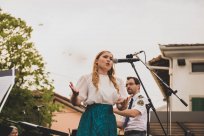 Z orkestrom je nastopila Eva Černe. Foto Polona Ipavec 
