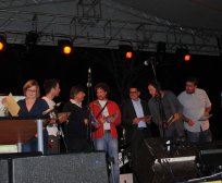 Člani skupine za razvoj Hiše mladih: Matjaž Jazbar, arhitekt Janko Rožič, Andrej Rutar, Andrej Černigoj, Marko Ipavec, Tadej Beočanin