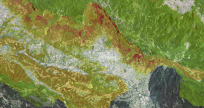 Opozorilna karta verjetnosti pojavljanja zemljinskih in hribinskih plazov, vir atlas voda