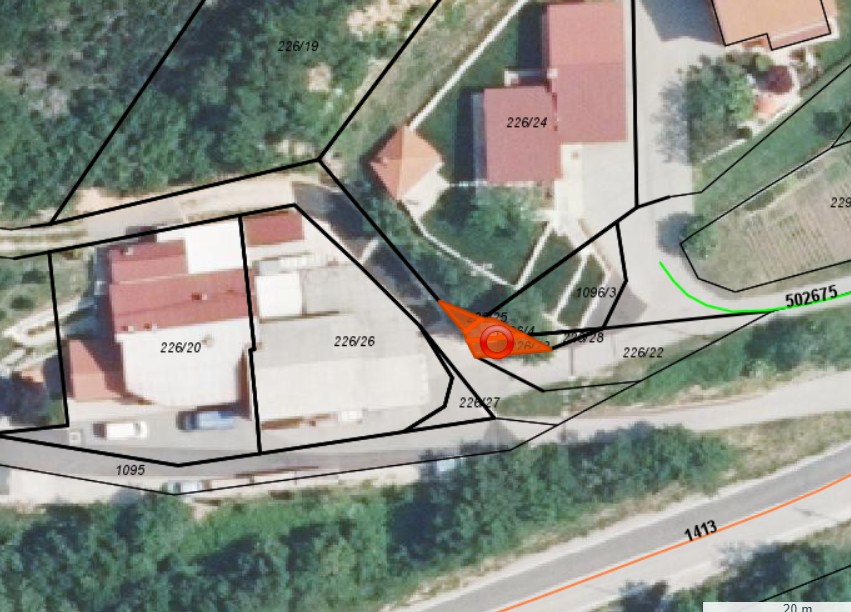 parcela, ki jo občina odtujuje