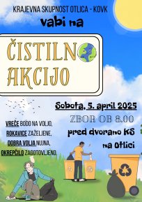 V soboto se bo čistilno na Kovku in na Otlici 