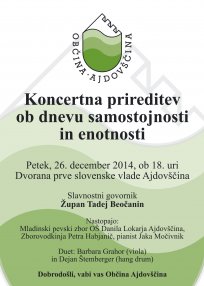 plakat dan samostojnosti 2014