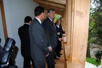 Predsednik je bil navdušen nad stavbo in opremo mladinskega hotela
