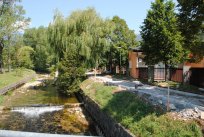 Prenova pešpoti ob Hublju - 2. del, julij 2015