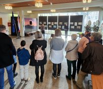 Razstava nagrajenih del likovnega natečaja Varno na poti v šolo in domov 