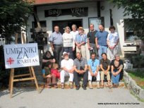 Umetniki za Karitas na Sinjem vrhu, avgust 2011