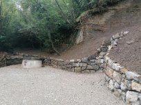 Urejeno območje v zaselku Pečenkovi na Brjah bodo krajani opremili še s klopmi in mizo ter škripcem za vodnjak. 