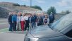 Prostovoljci programa Sopotniki so v Logatcu pridobivali nova znanja in izkušnje za še varnejšo vožnjo.
