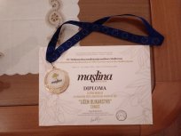 zlata medalja za oljkarstvo ličen na maslini 